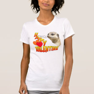 Valentines Meerkat BFF T-Shirt