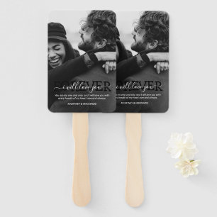 Valentine's Minimalist Holiday Hand Fan