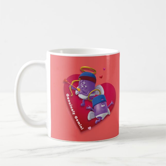 Valentine's Mug for Gemini (Left)