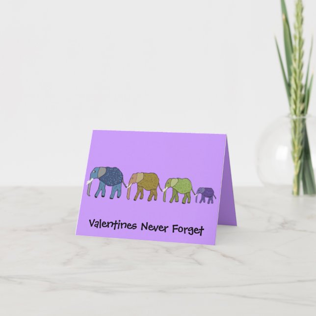 Valentines Never Forget Card (Front)