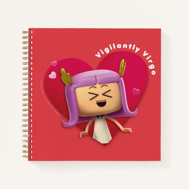Valentine's Notebook for Virgo (Front)
