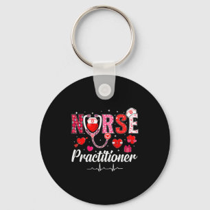 Valentines Nurse Practitioner Scrubs Nurse Life St Key Ring