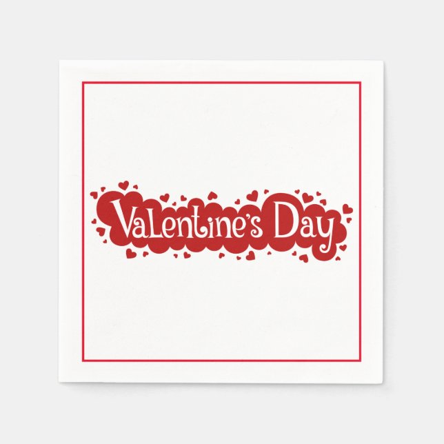 Valentine's Paper Napkin (Front)