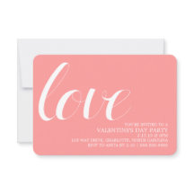 Valentine's Party Invite | Mod Pen Love