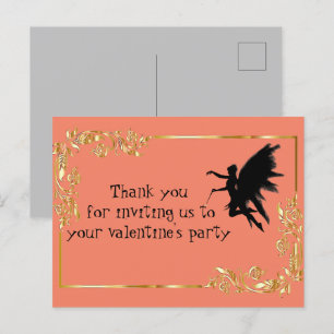 valentine's party postcard