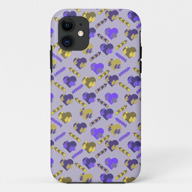 Valentine's Pattern Case-Mate iPhone Case (Back)
