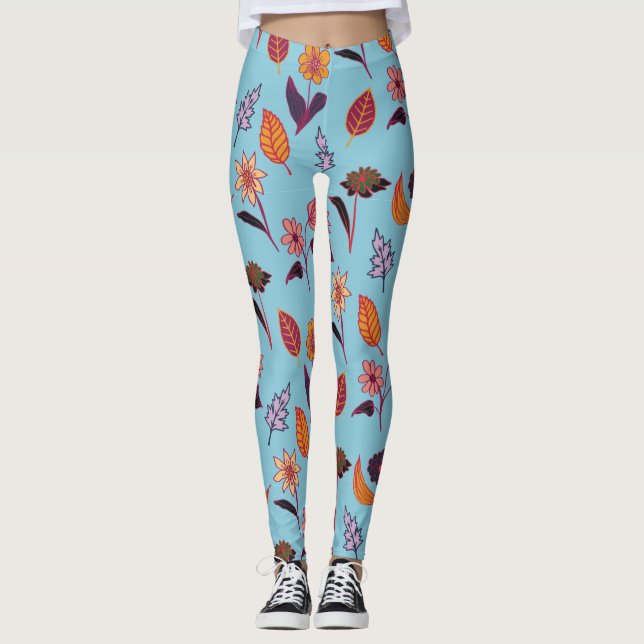 Valentine's Pattern Leggings (Front)
