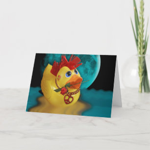 Valentine's Peace Ducky Holiday Card