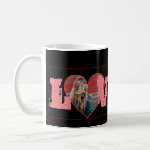 Valentine's personal photo custom love u forever coffee mug
