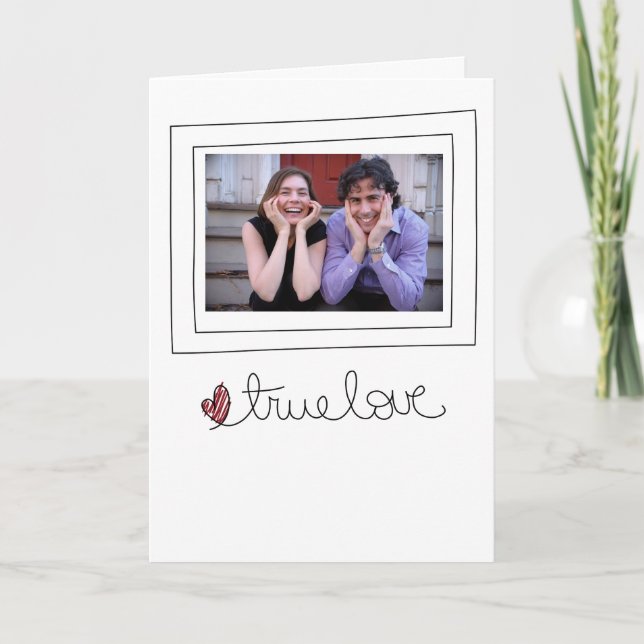 valentines photo card (Front)