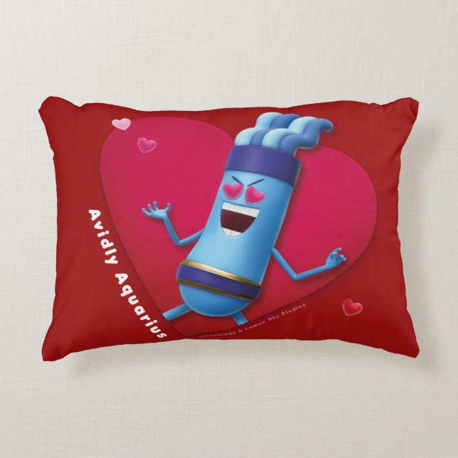 Valentine's Pillow for Aquarius (Front)