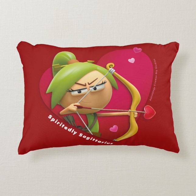 Valentine's Pillow for Sagittarius (Front)