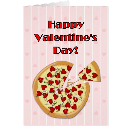 Valentine's Pizza Card