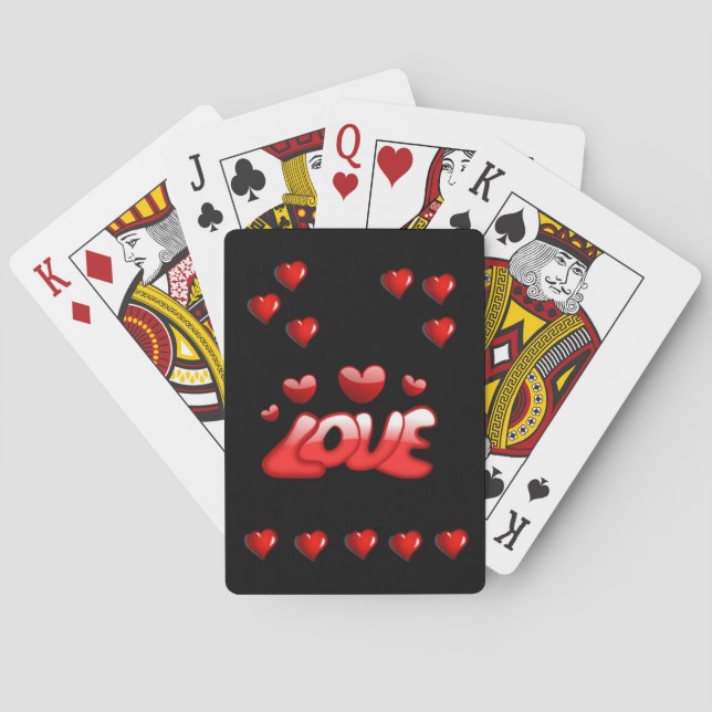 Valentine's Playing Card Deck (Back)