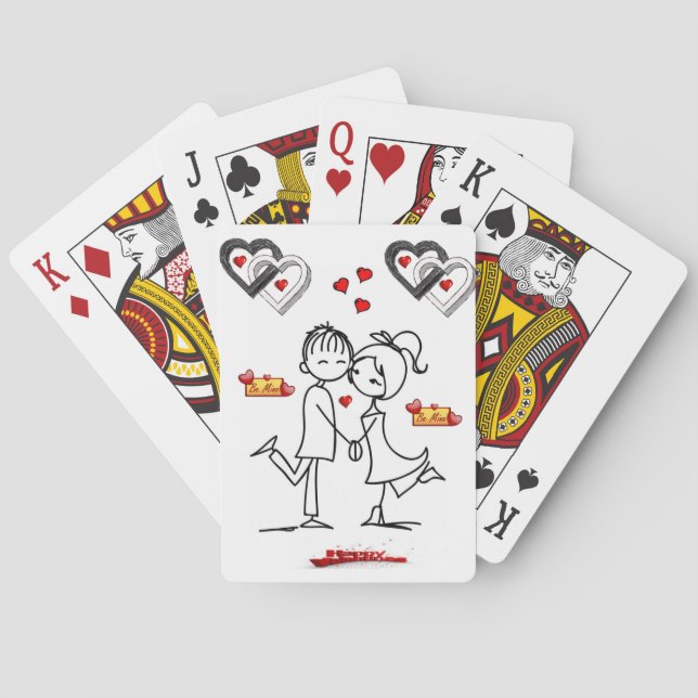 Valentine's Playing Card Deck (Back)