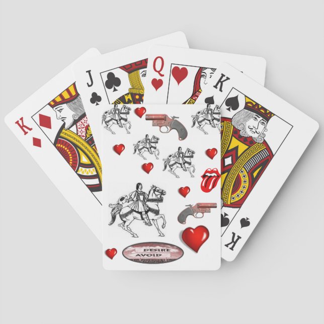 Valentine's Playing Card Deck (Back)
