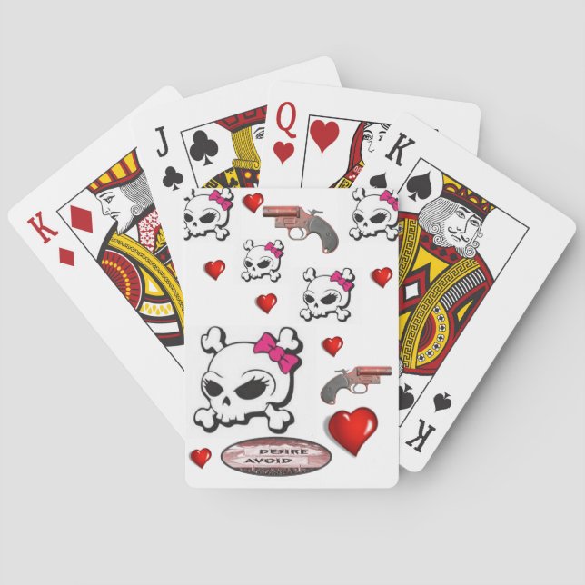 Valentine's Playing Card Deck (Back)