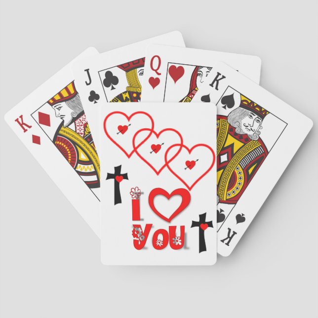 Valentine's Playing Card Deck (Back)