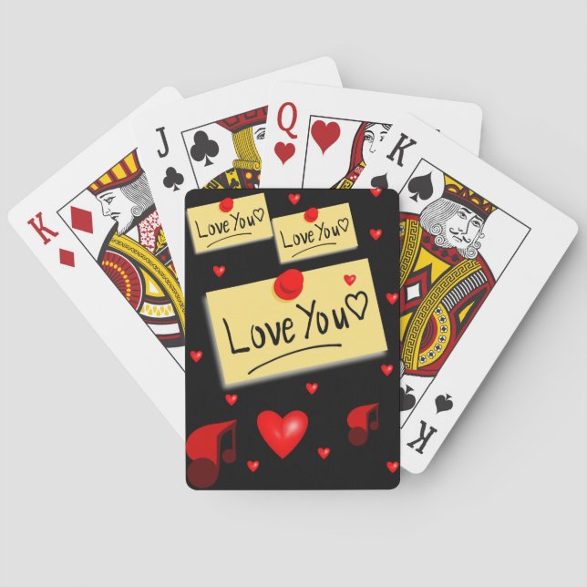 Valentine's Playing Card Deck (Back)