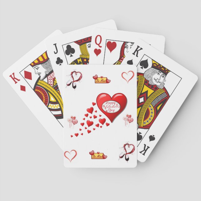 Valentine's Playing Card Deck (Back)