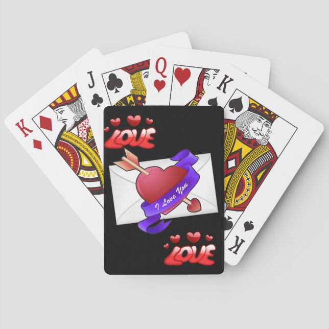 Valentine's Playing Card Deck (Back)