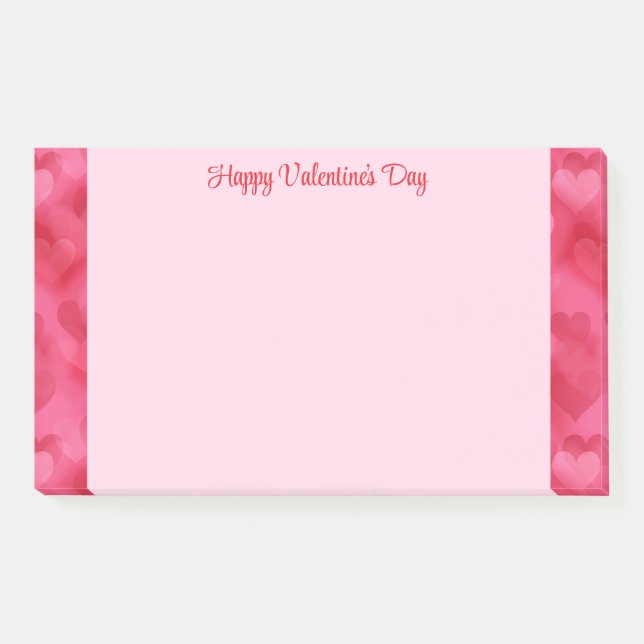 Valentines  post-it notes (Front)