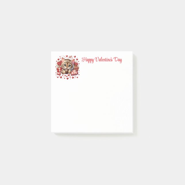 Valentines  post-it notes (Front)