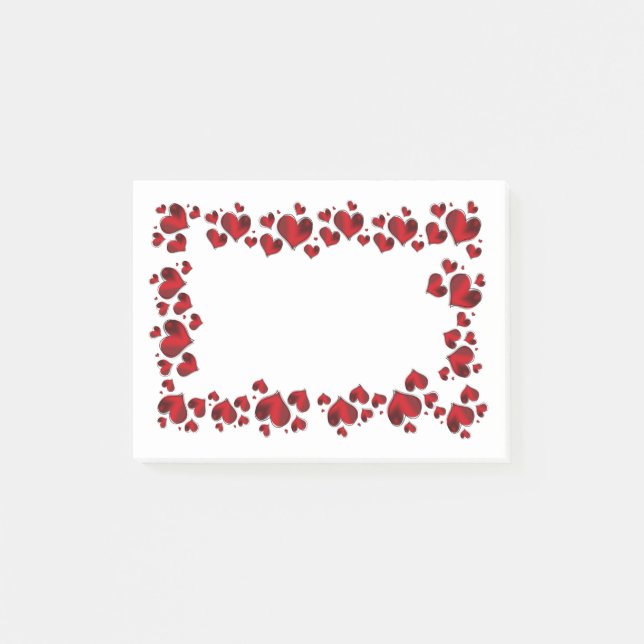 Valentines  post-it notes (Front)