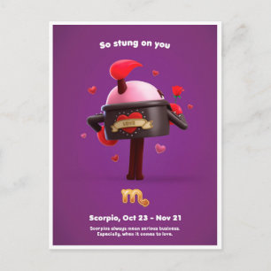 Valentine's Postcard for Scorpio