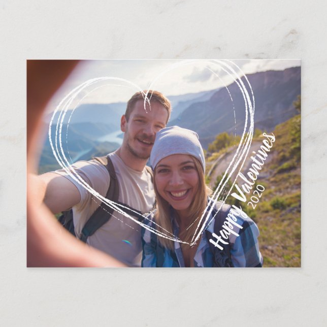 Valentines postcare postcard (Front)