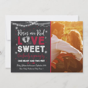 Valentine's Pregnancy Announcement Baby Reveal