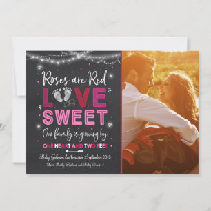 Valentine's Pregnancy Announcement Baby Reveal