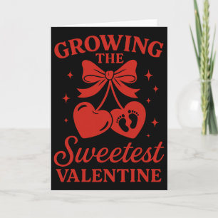 Valentines Pregnancy Announcement Growing Sweetest