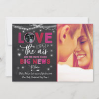 Valentine's Pregnancy Announcement Ultrasound Card