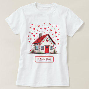 Valentine's print T-shirt