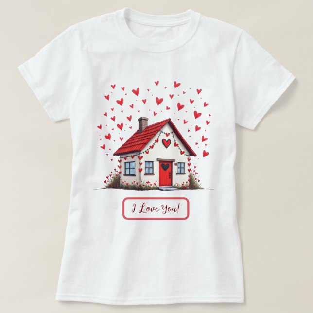 Valentine's print T-shirt (Design Front)