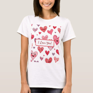 Valentine's print T-shirt