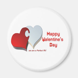 Valentine's Puzzle Magnet