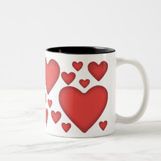 Valentines Red Heart Coffee Mug