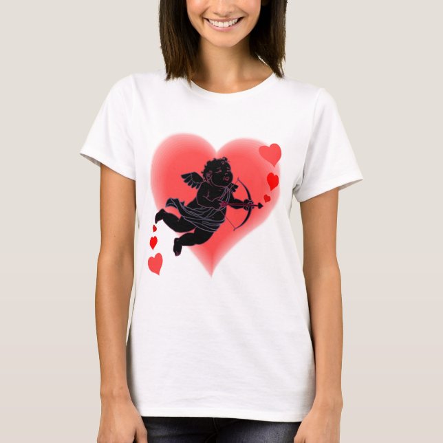 Valentine's Shirts Lady's Cupid Love Shirts Custom (Front)