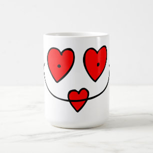 Valentine's smile coffee mug