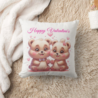 Valentine's Special Bear Pillow, Home Décor  Cushion