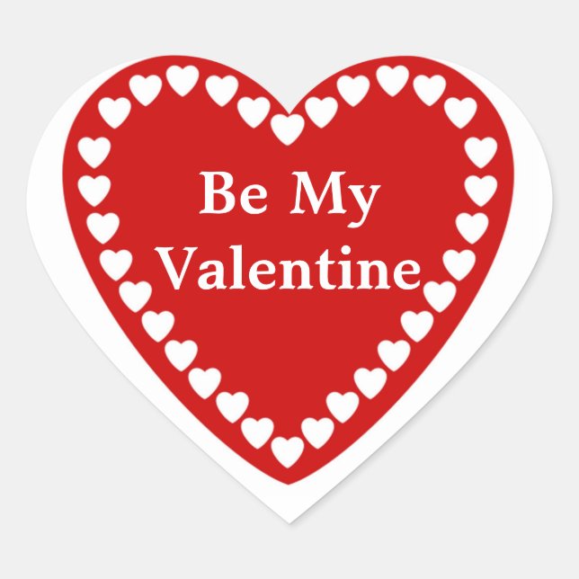 Valentines Square Stickers (Front)