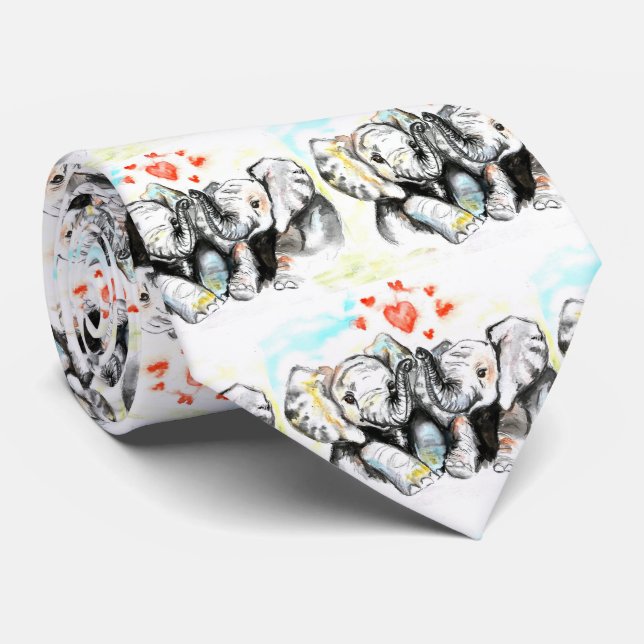 Valentines ❤ - tie (Rolled)