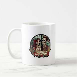 Valentines Till Death Do Us Part Classic Look Coffee Mug