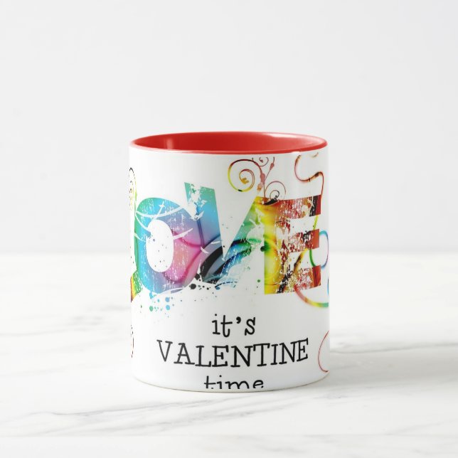 Valentines time gift  mug (Center)