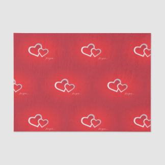 Valentines tissue paper