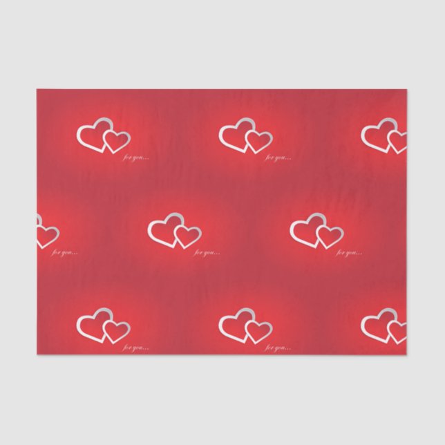 Valentines tissue paper (Front)