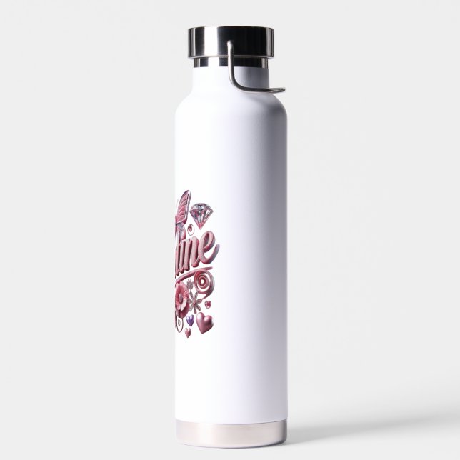 Valentine's  water bottle (Left)