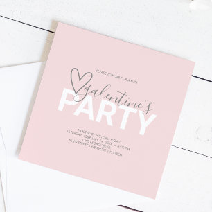 Valentines Watercolor Galantine Birthday Party